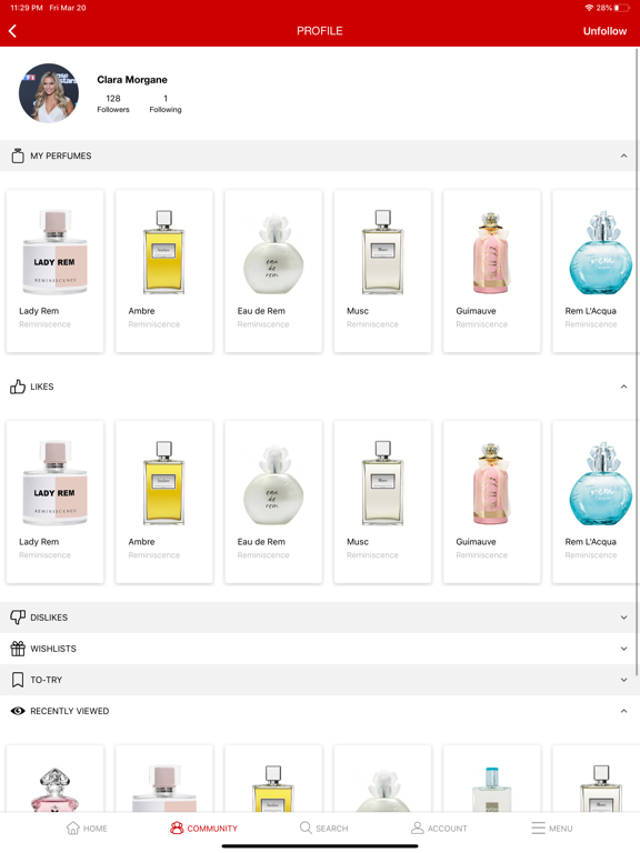 PERFUMIST Perfumes Advisor screenshot