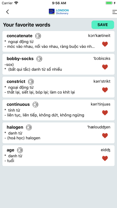 Từ điển Anh Việt  V-Dictionary screenshot 4