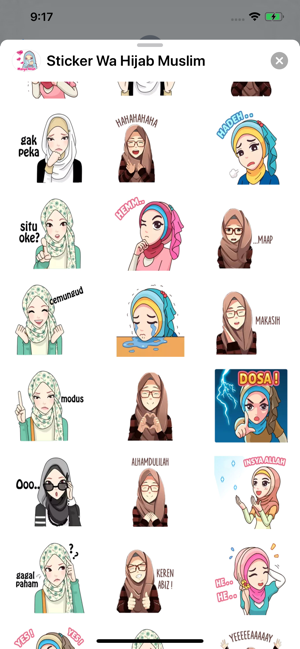 Sticker Wa Hijab Muslim(圖2)-速報App