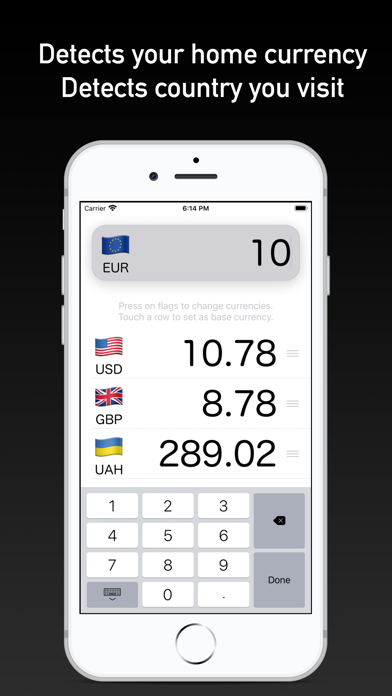 Fast Rates currency converter screenshot 2