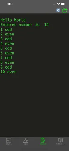Captura 2 Go Programming Compiler iphone