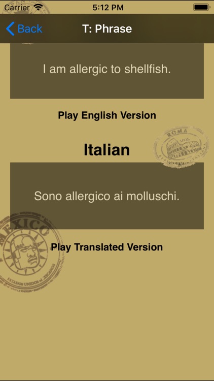 Food Allergies - Italian screenshot-9