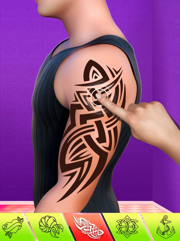 Tattoo Games: Art design Game screenshot 2