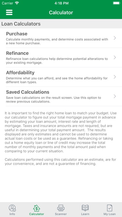 Del Sur Mortgage App