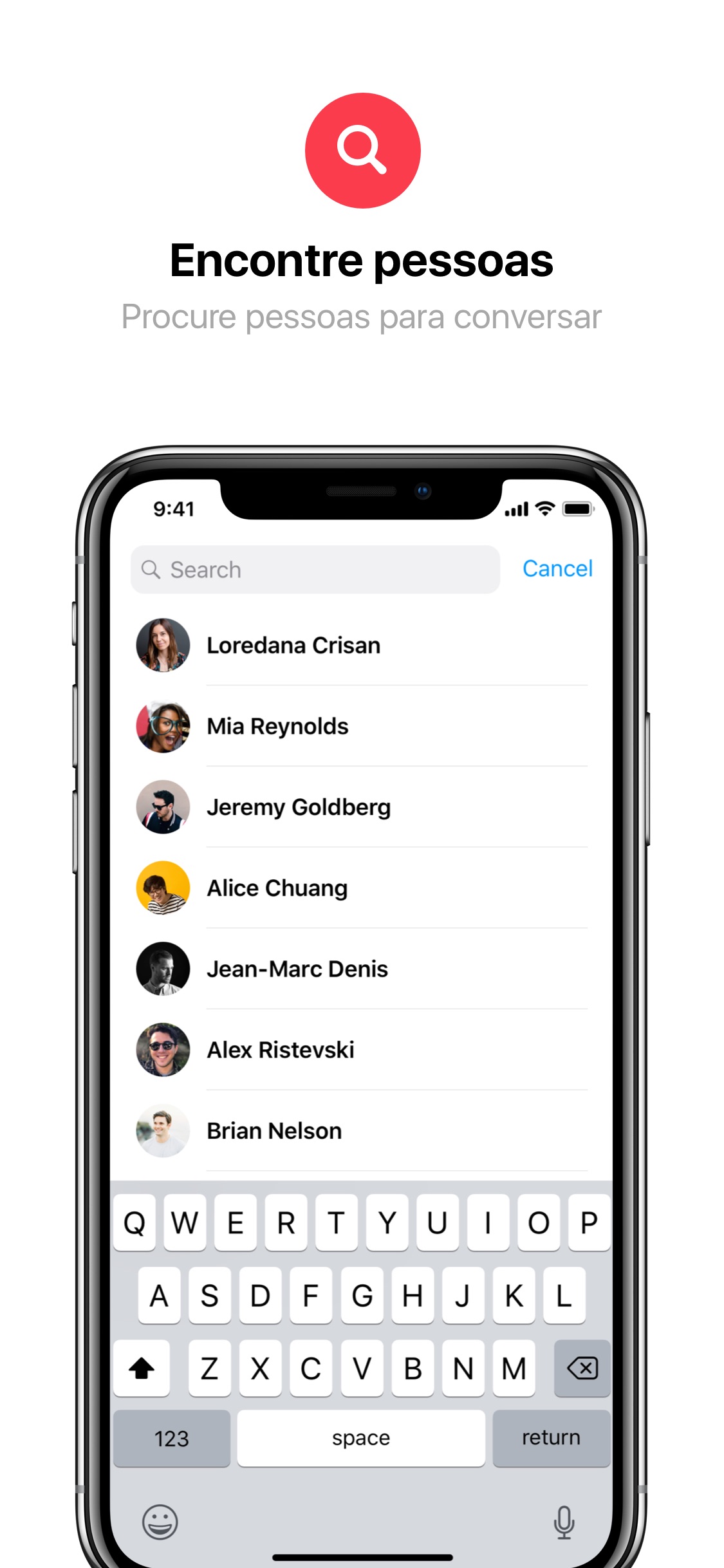Screenshot do app Messenger Lite