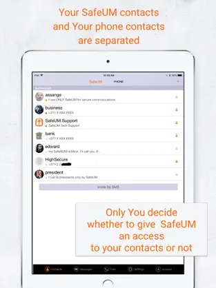 Captura de Pantalla 4 SafeUM - secure messenger iphone