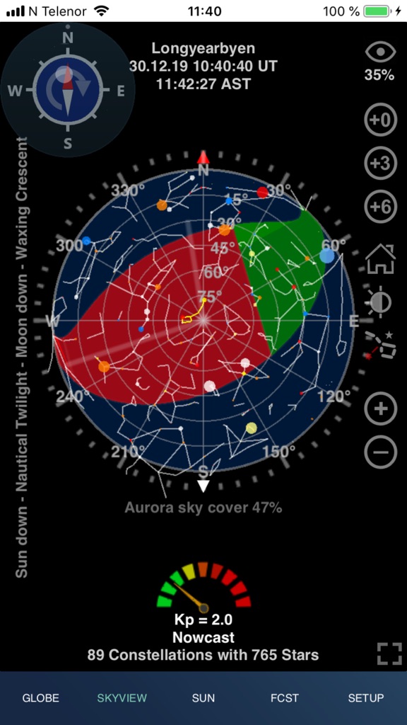 【图】Aurora Forecast 3D(截图2) 【图】Aurora Forecast 3D(截图2)