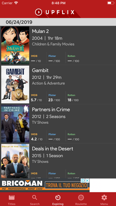 upflix by douglas alves ios united states searchman app data information