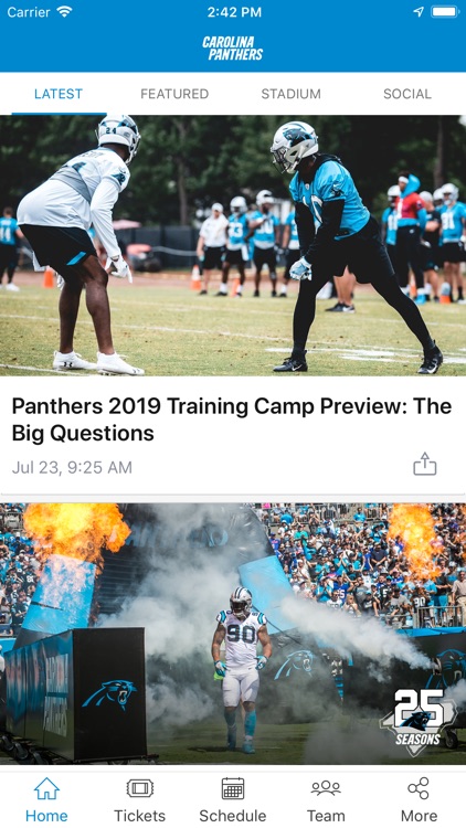 Carolina Panthers Mobile