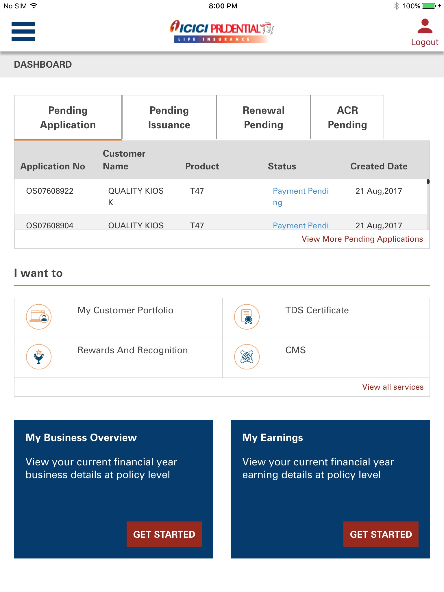 ICICI PruLife screenshot 2