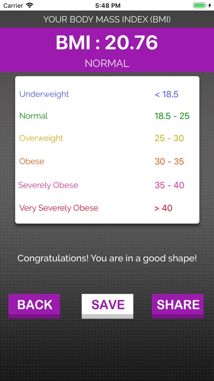 Practical BMI Calculator screenshot-3