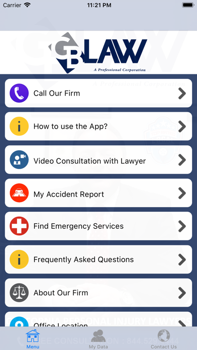 Gary Berkovich Injury Help App screenshot 2