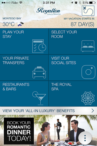 Royalton Luxury Resorts screenshot 3