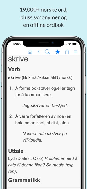 Norsk Ordbok og Synonymer on the Store