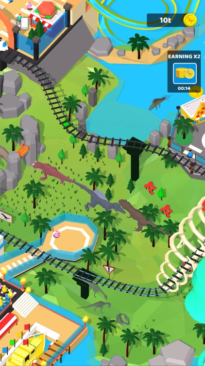 Idle Dino Theme Park