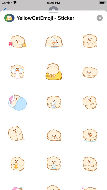 YellowCatEmoji - Sticker screenshot-3