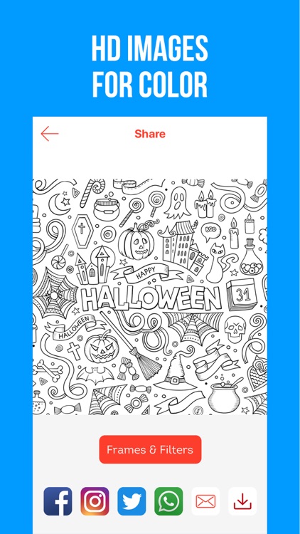 Halloween Coloring Page.s