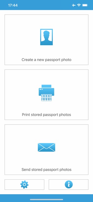 how to print a passport size photo from iphone