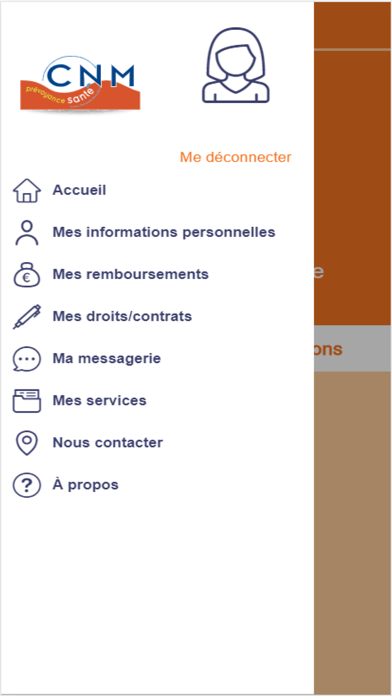 Mon appli CNM Prévoyance Santé screenshot 2