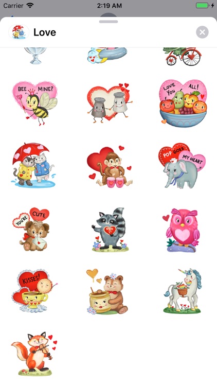 Love & Romance Cute Sticker IM