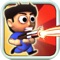 'Little Rambo' is an action game starring the lovable hero Little Rambo as he runs, shooting and destroying enemies and hurdles with nothing to lose