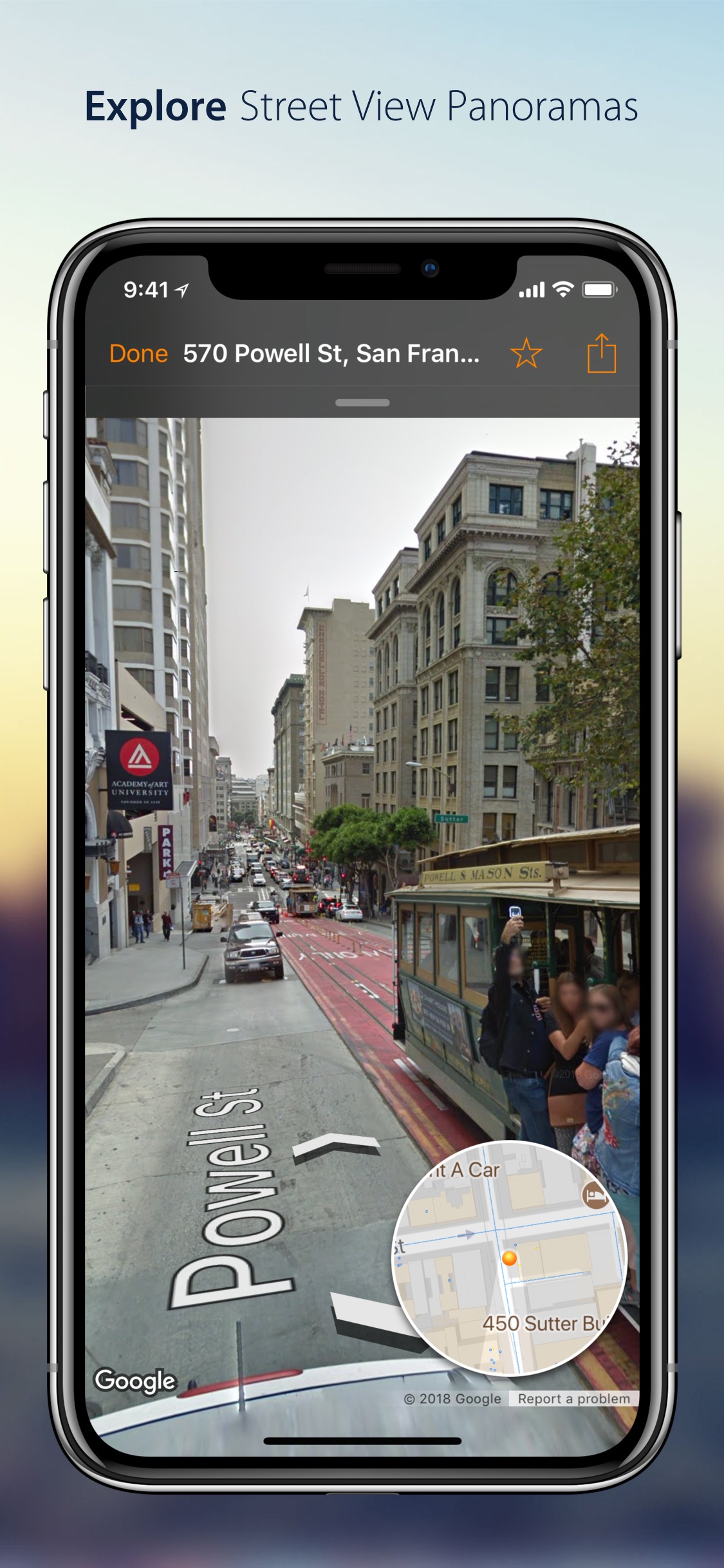 Screenshot do app Streets App