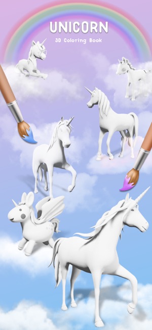 Unicorn 3D Coloring Book(圖4)-速報App