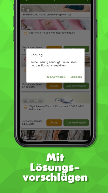 Gewinnspiele Übersicht screenshot-3