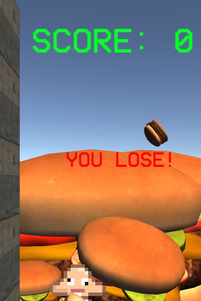 Dummy Dodge 3D - Burger Dodge screenshot 3