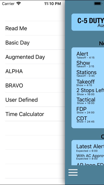 C-5 Duty Day Calc