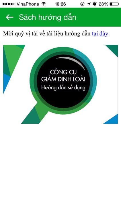 WCS - Giám định loài