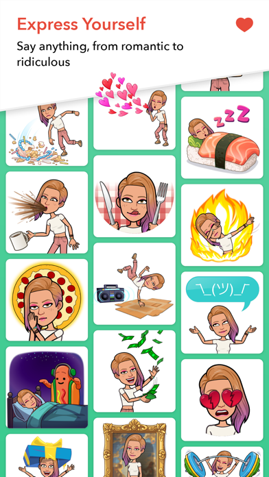 Bitmoji Keyboard - Your Avatar Emoji Screenshot 2