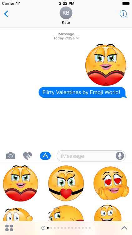 Flirty Emojis Valentines screenshot-3