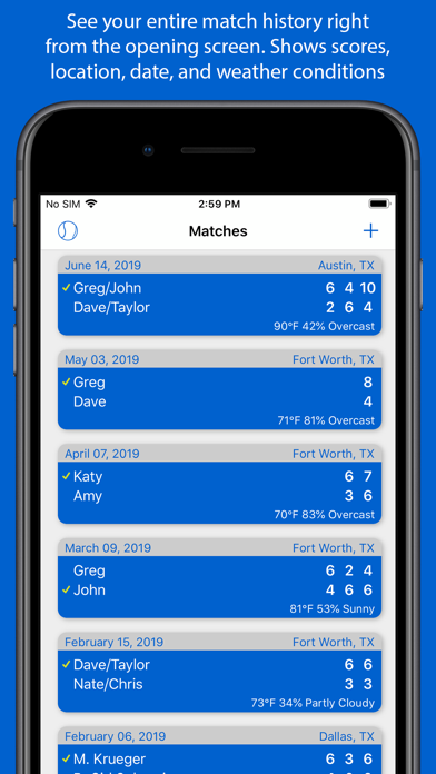 MatchTrack: Your Tennis Scorekeeper screenshot