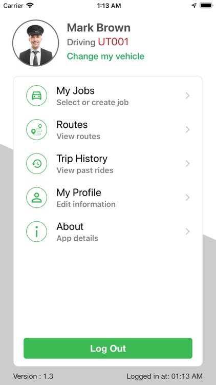 UTShuttle hotel bus driver app