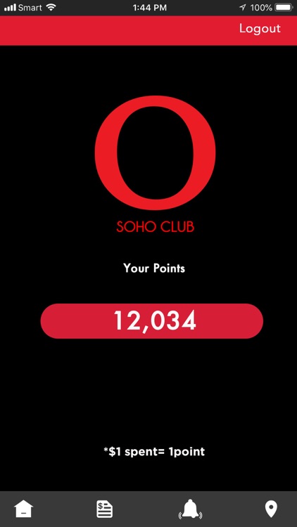 SOHO Club Loyalty Rewards