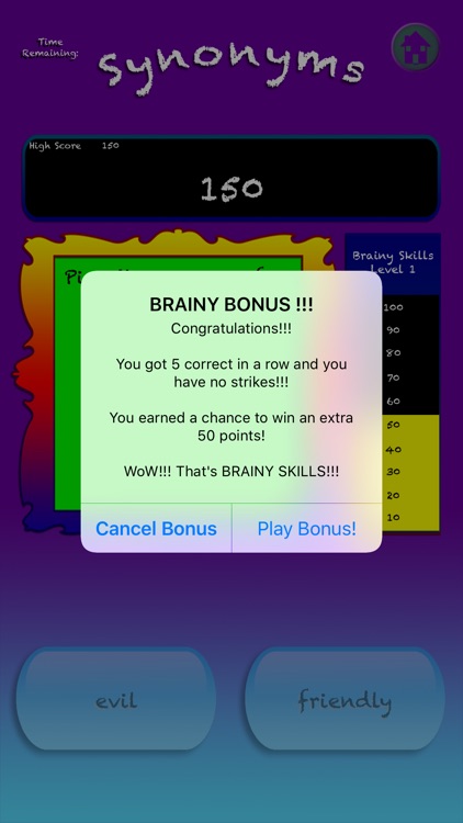 Brainy Skills Synonym Antonym screenshot-3