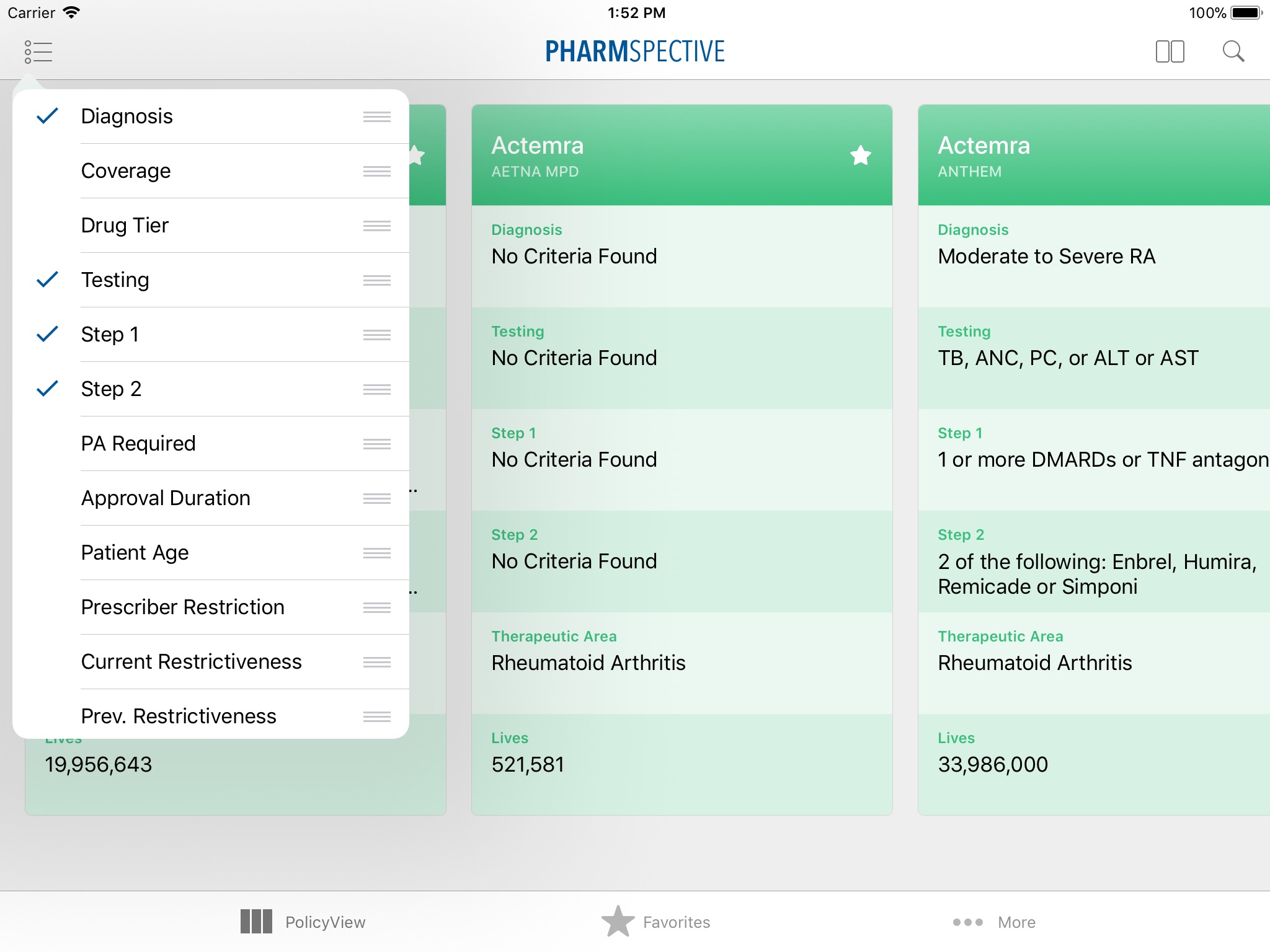 PolicyView screenshot 3