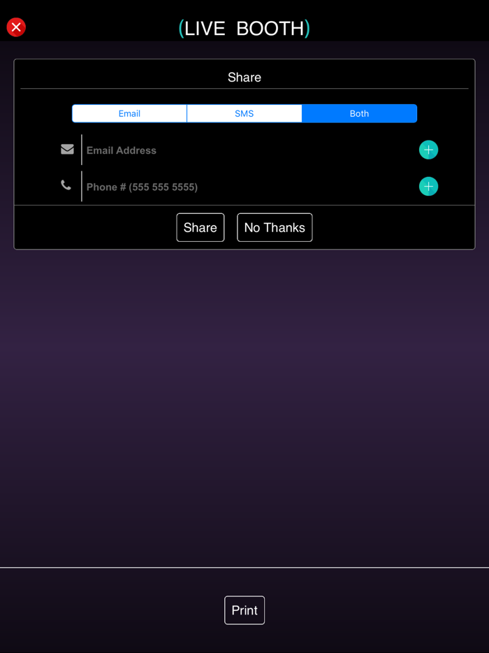 Live Booth - Photo, Video, GIF