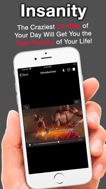 Insanity program workout app