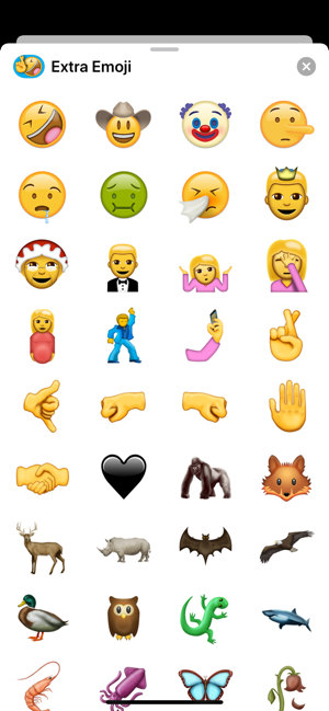 Extra Emoji Smiley Stickers