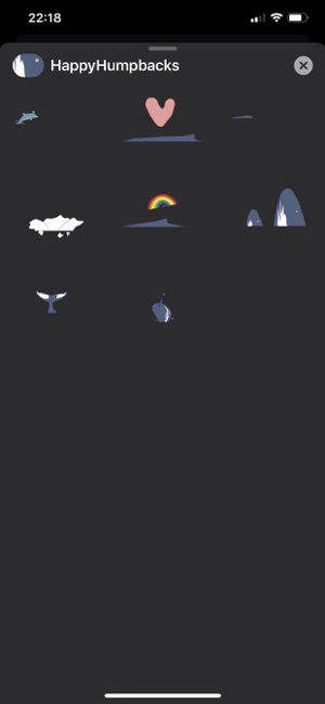 Happy Humpback Sticker Pack(圖3)-速報App