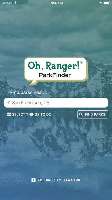 Oh, Ranger! ParkFinder™ screenshot