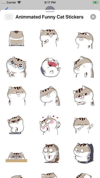 Animated Funny Cat Stickers screenshot 2