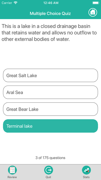 How to cancel & delete World Geography : Lakes from iphone & ipad 2