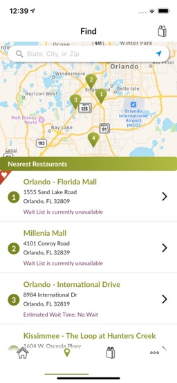 Olive Garden Italian Kitchen app screenshot