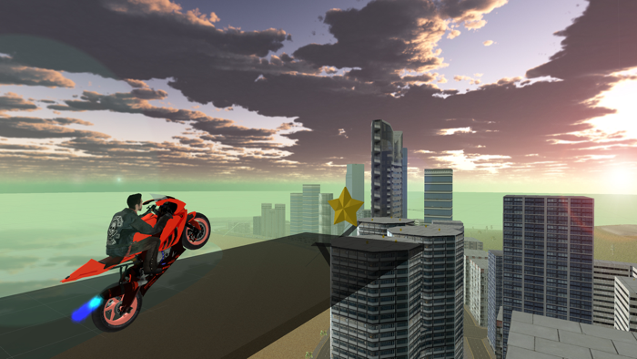 Fast Motorcycle Driver Extreme