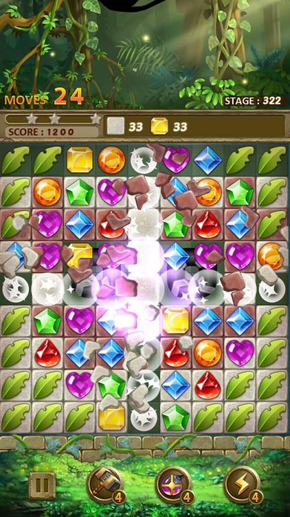 Jewels Jungle : Match 3 Puzzle screenshot-5