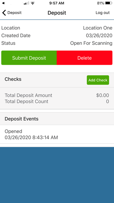 BOC-Business Mobile Deposit screenshot 2