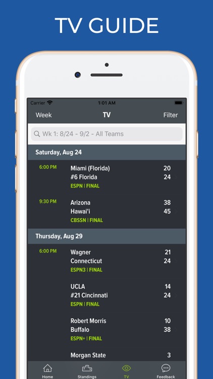 Kansas State Football Schedule screenshot-6